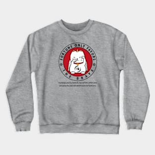 Super Maneki Neko Cat Circle Crewneck Sweatshirt